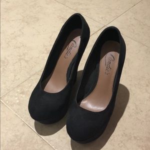 Candies high heel wedges, brand new